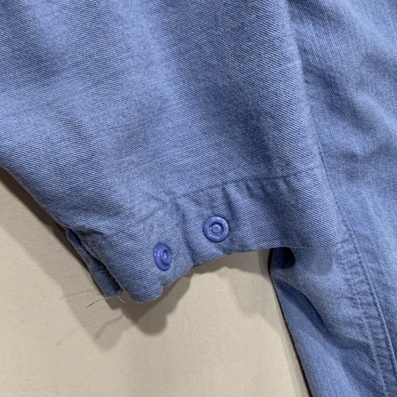 PR 97 Steel Grip FR Snap Shirt 3XL Blue‎ Work Utility Flame Resistant USA Made - Picture 3 of 6